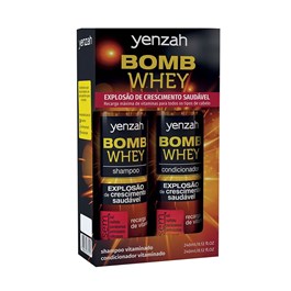 Kit Shampoo + Condicionador Yenzah 240 ml Bomb Whey