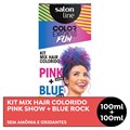 Kit Tonalizante Salon Line Color Express Fun 100 ml Pink Show + Blue Rock
