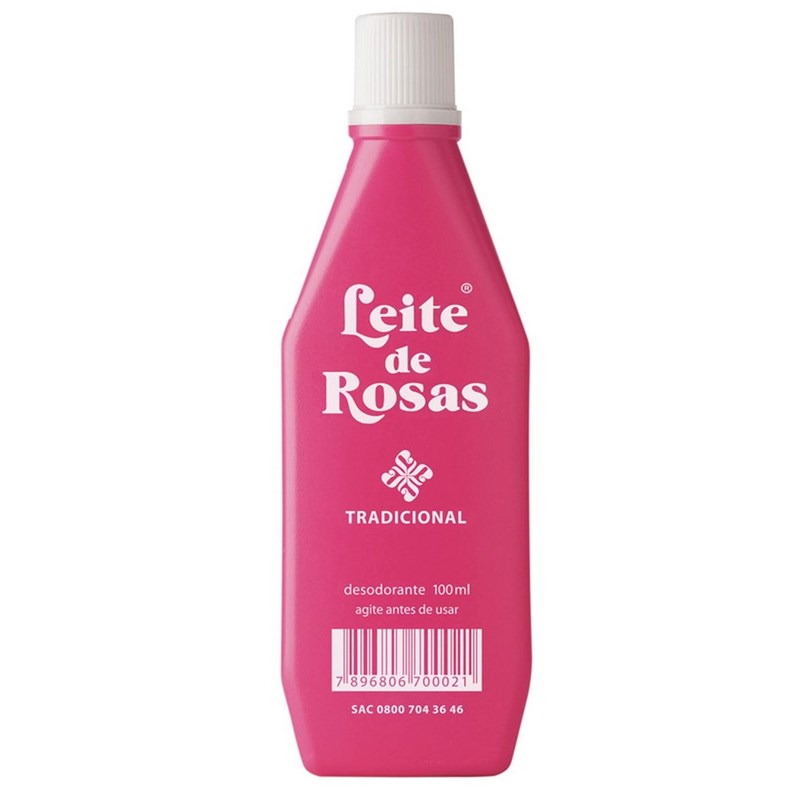 Leite de Rosas 100 ml  Tradicional