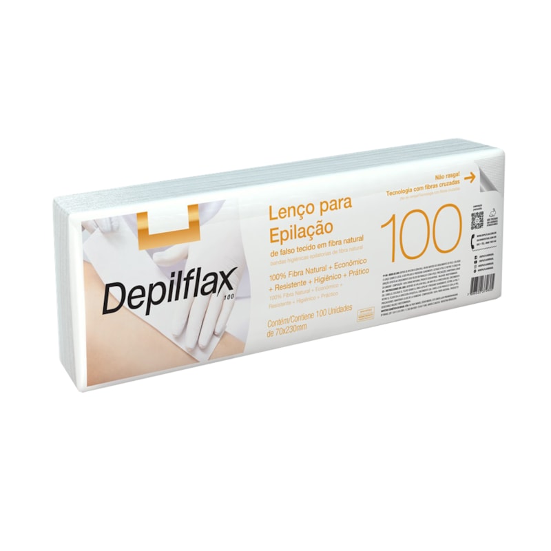 Lenço para Epilação Depilflax 100 unidades