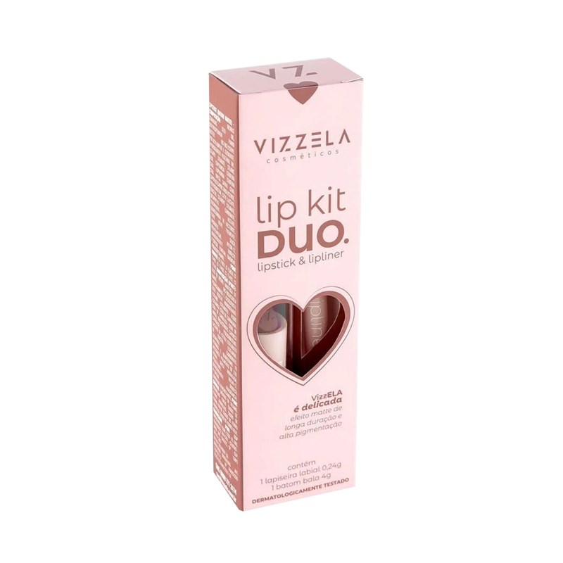 Lip Kit Duo Vizzela N 01 Delicada