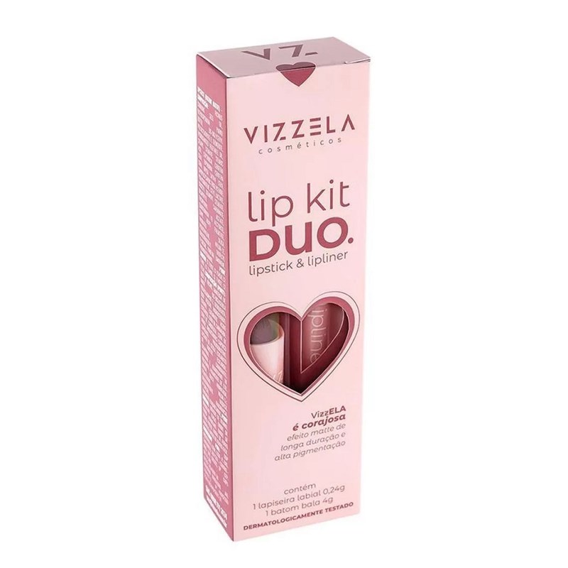 Lip Kit Duo Vizzela N 02 Corajosa