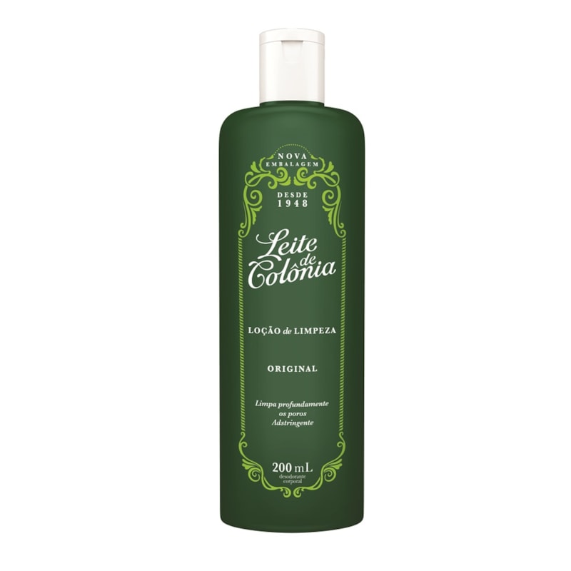 Loção de Limpeza Leite de Colônia 200 ml Original