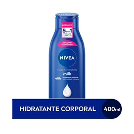 Locão Hidratante Corporal Nivea Milk 400 ml Pele Seca a Extrasseca