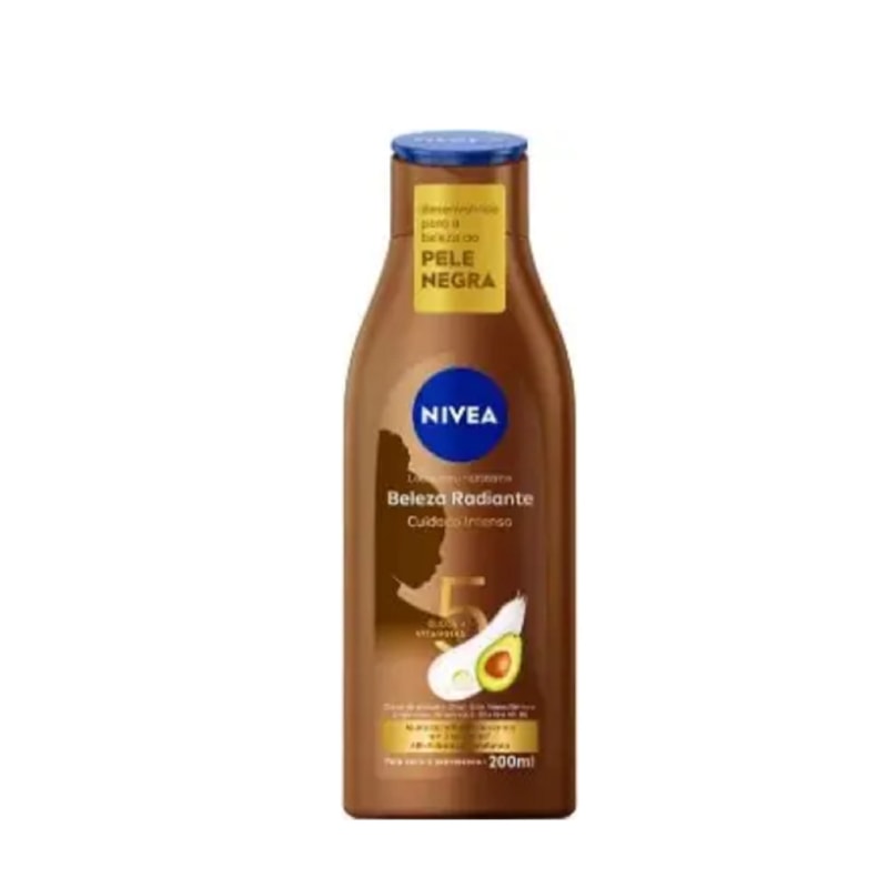 Loção Hidratante Nivea 200 ml Beleza Radiante + Creme Facial Uniformizador 100 gr