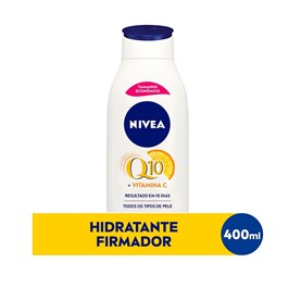 Loção Hidratante Nivea 400 ml Firmador Q10 + Vitamina C