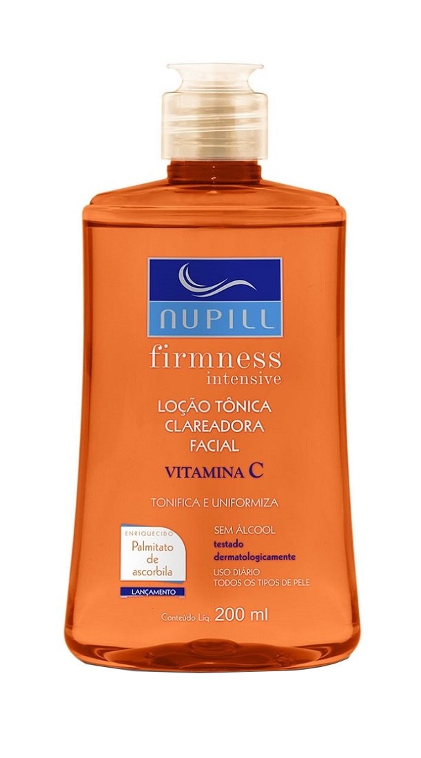 Loção Tônica Clareadora Facial Nupill Firmness Intensive 200 ml