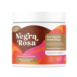 Máscara Capilar Negra Rosa 500 gr Nutrição Manteiga