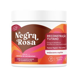 Máscara Capilar Negra Rosa 500 gr Reconstrução Tutano