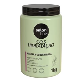 Máscara Concentrada Salon Line S.O.S Hidratação 1 Kg Azeite de Oliva