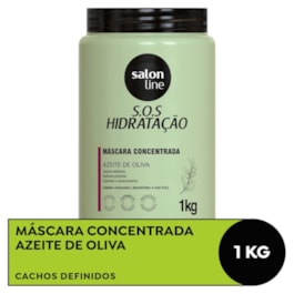 Máscara Concentrada Salon Line S.O.S Hidratação 1 Kg Azeite de Oliva