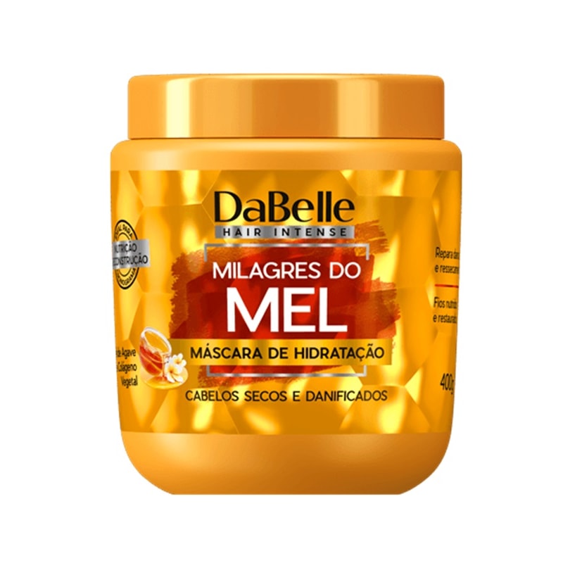 Máscara de Hidratação Dabelle 400 gr Milagres do Mel