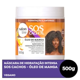 Máscara de Hidratação Intensa Salon Line S.O.S Cachos 500 gr Óleo de Manga