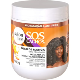 Máscara de Hidratação Intensa Salon Line S.O.S Cachos 500 gr Óleo de Manga