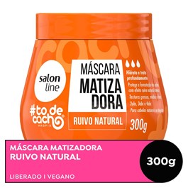 Máscara de Hidratação Salon Line #tôdecacho 300 gr Matizadora Ruivo Natural