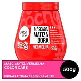 Máscara de Hidratação Salon Line #todecacho 500 gr Matizadora Vermelha