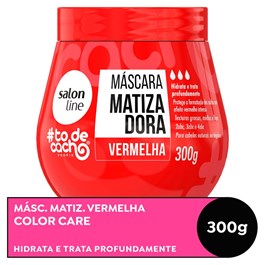 Máscara de Hidratação Salon Line #tôdecacho Matizadora Vermelho cereja