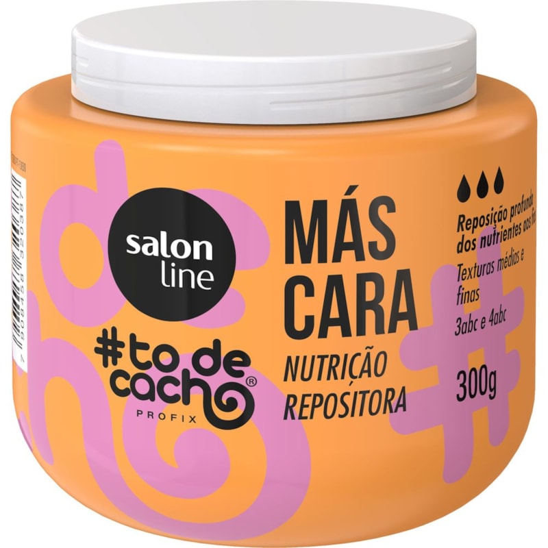 Máscara de Nutrição Salon Line #tôdecacho 300 gr Nutrição Repositora