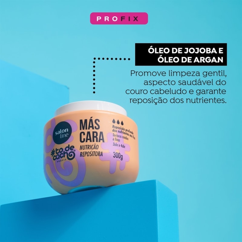 Máscara de Nutrição Salon Line #tôdecacho 300 gr Nutrição Repositora