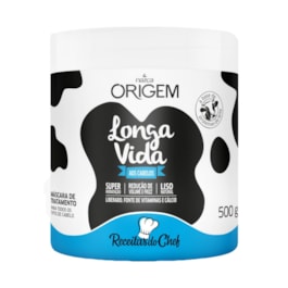 Máscara de Tratamento Origem Receitas do Chef 500 gr Longa Vida aos Cabelos Máscara de Tratamento Origem Receitas do Chef 500 gr Longa Vida aos Cabelos