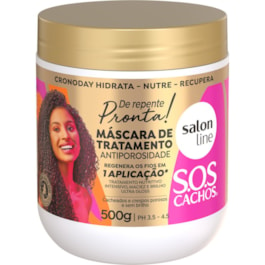 Máscara de Tratamento Salon Line S.O.S Cachos De Repente Pronta! 500 gr