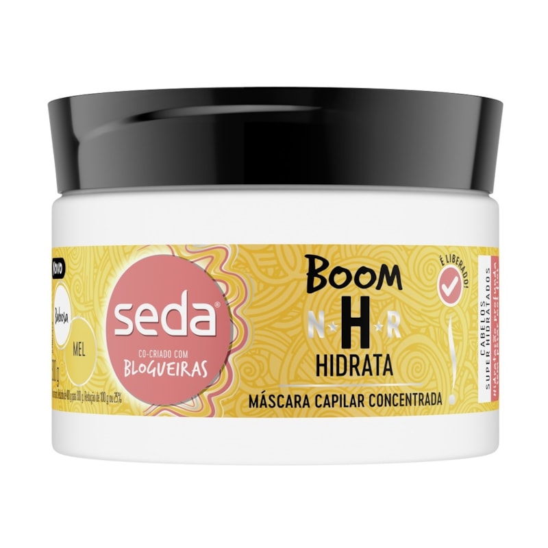 Máscara de Tratamento seda Boom 300 gr Hidrata