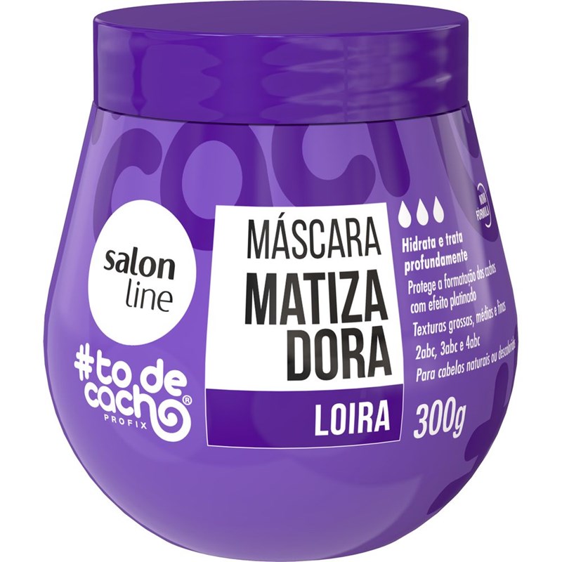 Máscara Matizadora Salon Line #todecacho 300 gr Loira