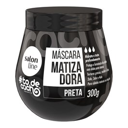 Máscara Matizadora Salon Line #todecacho 300 gr Preta