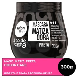 Máscara Matizadora Salon Line #todecacho 300 gr Preta