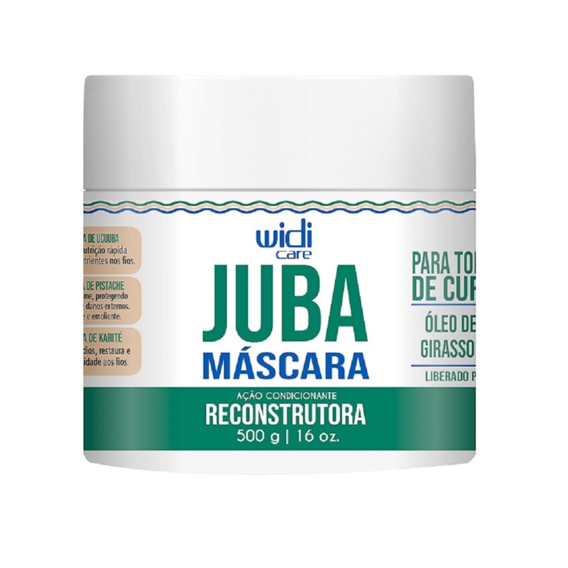 Máscara Reconstrutora Widi Care 500 gr Juba