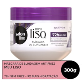 Máscara Ultra-Hidratante Salon Line Meu Liso 300 gr Antifrizz