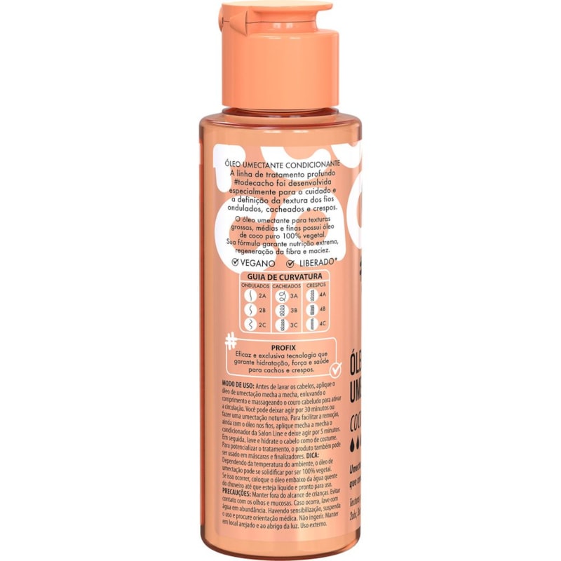 Óleo Capilar Salon Line  #todecacho 100 ml Coco Puro