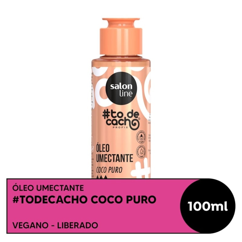 Óleo Capilar Salon Line  #todecacho 100 ml Coco Puro