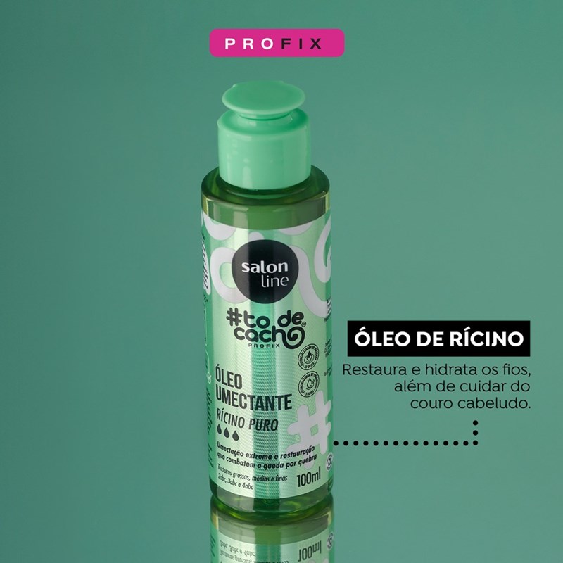 Óleo Capilar Salon Line #todecacho 100 ml Rícino Puro