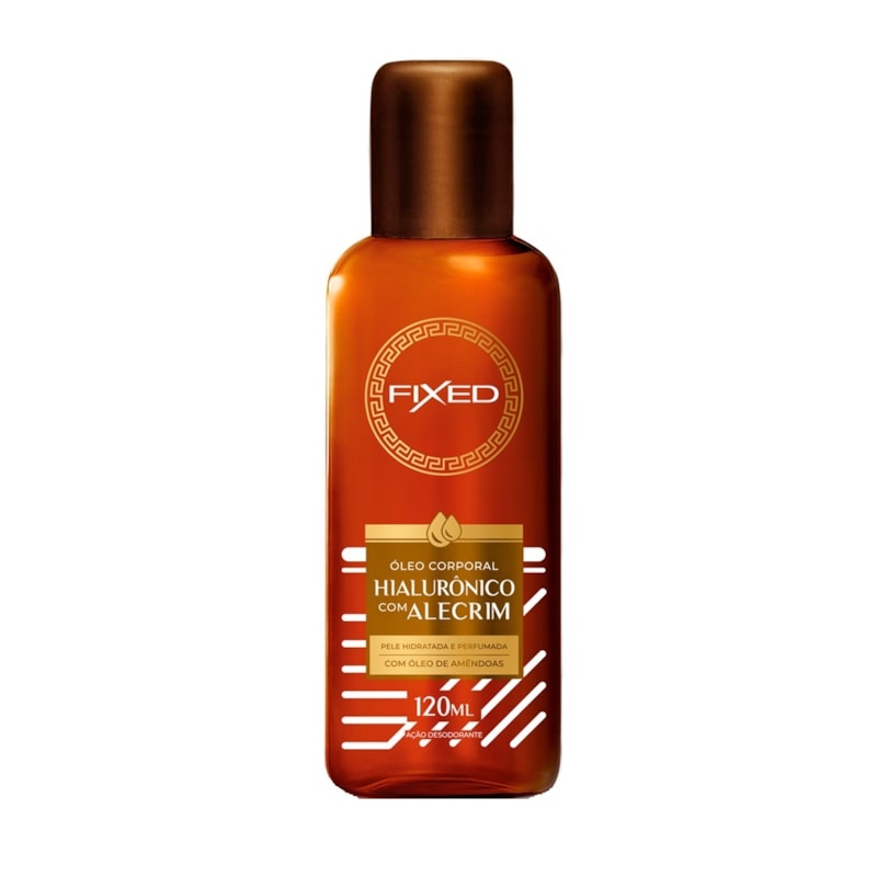 Óleo Corporal Fixed 120 ml Hialurônico com Alecrim