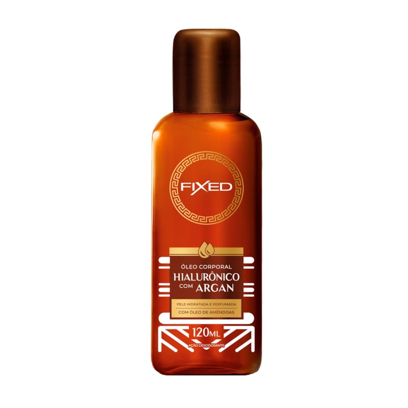 Óleo Corporal Fixed 120 ml Hialurônico com Argan