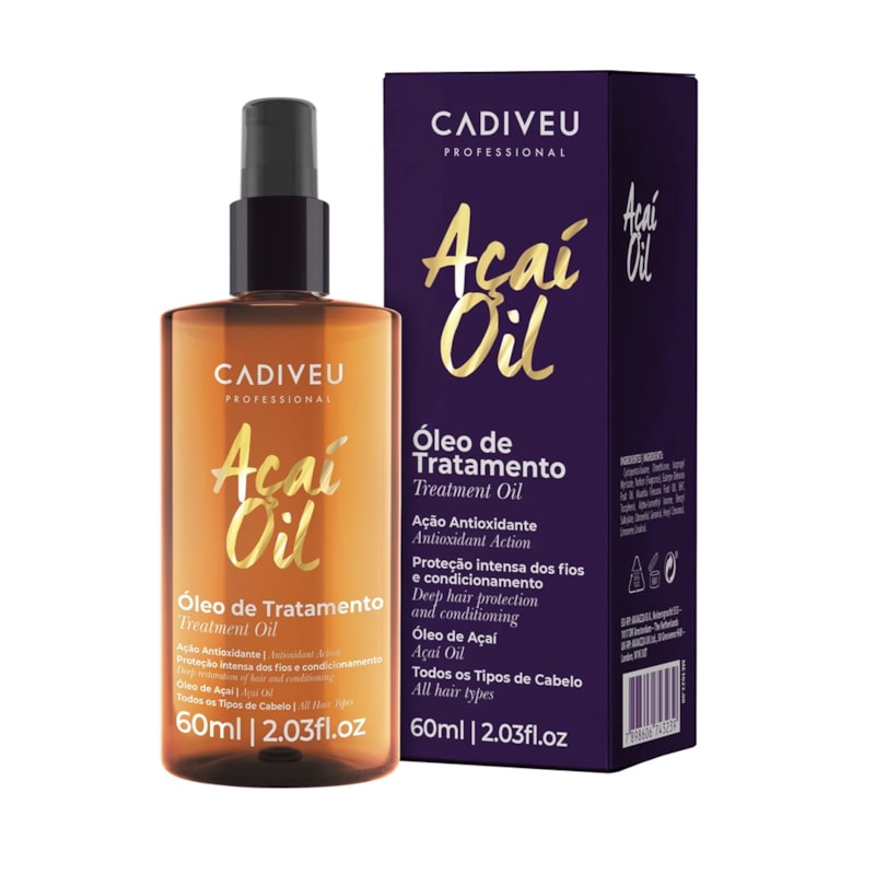 Óleo de Tratamento Cadiveu 60 ml Açaí Oil