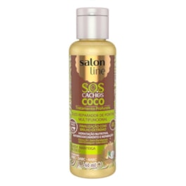 Óleo Reparador de Pontas Salon Line S.O.S CACHOS COCO 60 ml Óleo e Manteiga de Coco Óleo Reparador de Pontas Salon Line S.O.S CACHOS COCO 60 ml Óleo e Manteiga de Coco