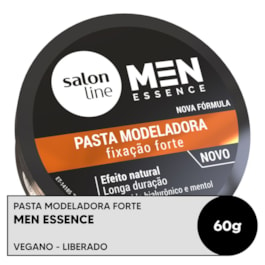 Pasta Modeladora Salon Line Men Essence 60 gr Fixação Forte