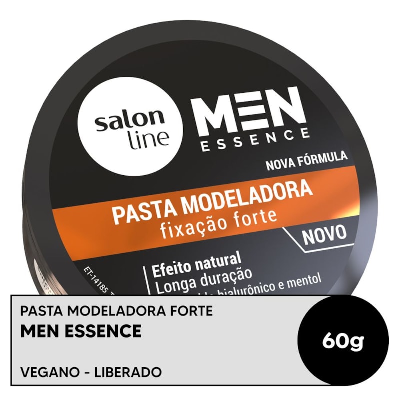 Pasta Modeladora Salon Line Men Essence 60 gr Fixação Forte