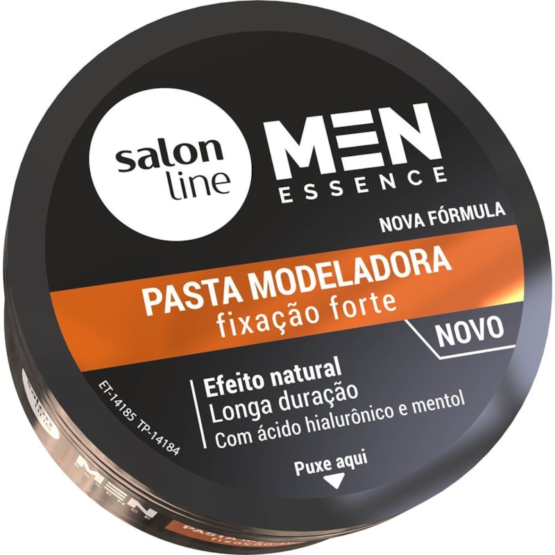 Pasta Modeladora Salon Line Men Essence 60 gr Fixação Forte