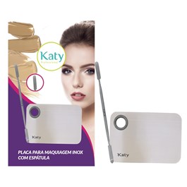 Placa para Maquiagem Katy Inox