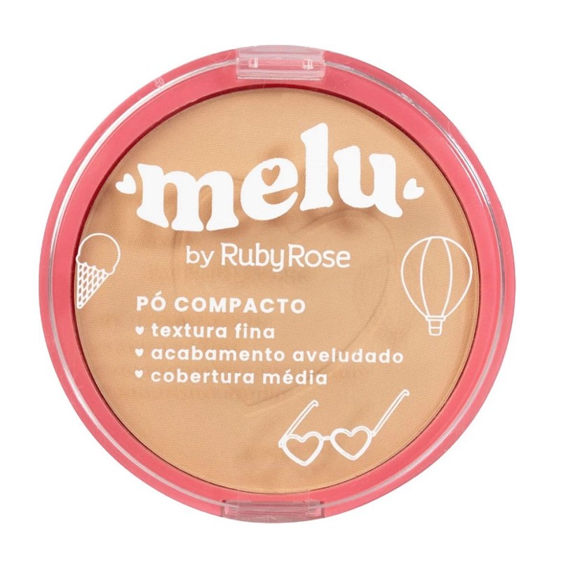 Pó Compacto Facial Melu By Ruby Rose MC50