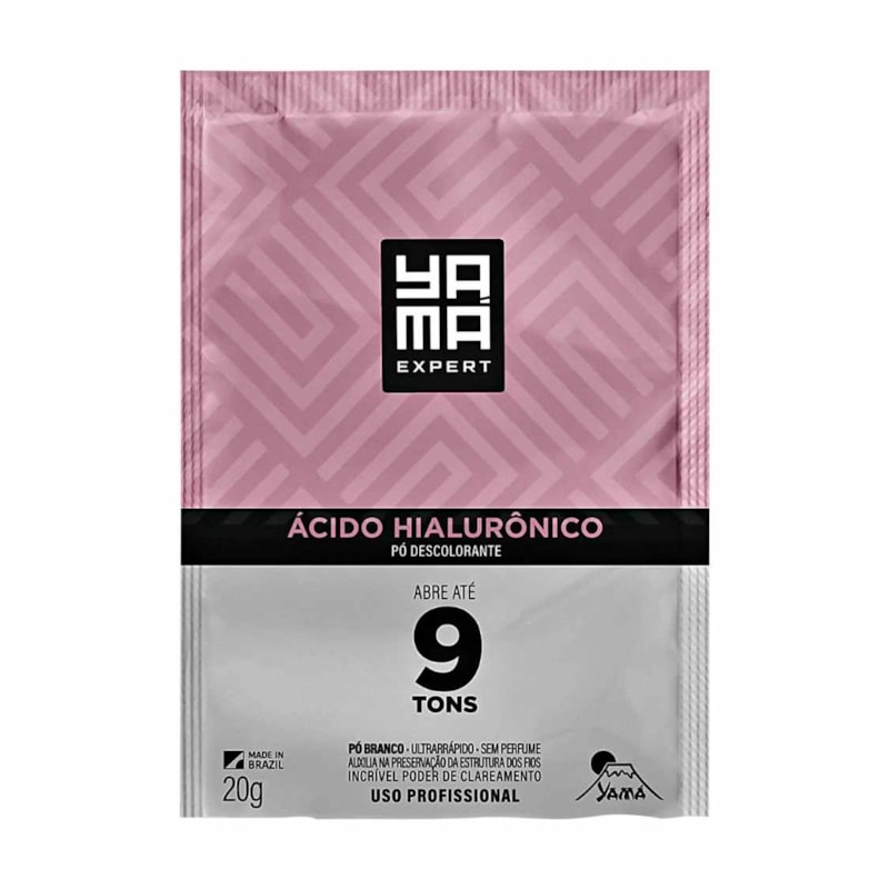 Pó Descolorante Yamá 9 Tons 20gr Ácido Hialurônico - LojasLivia