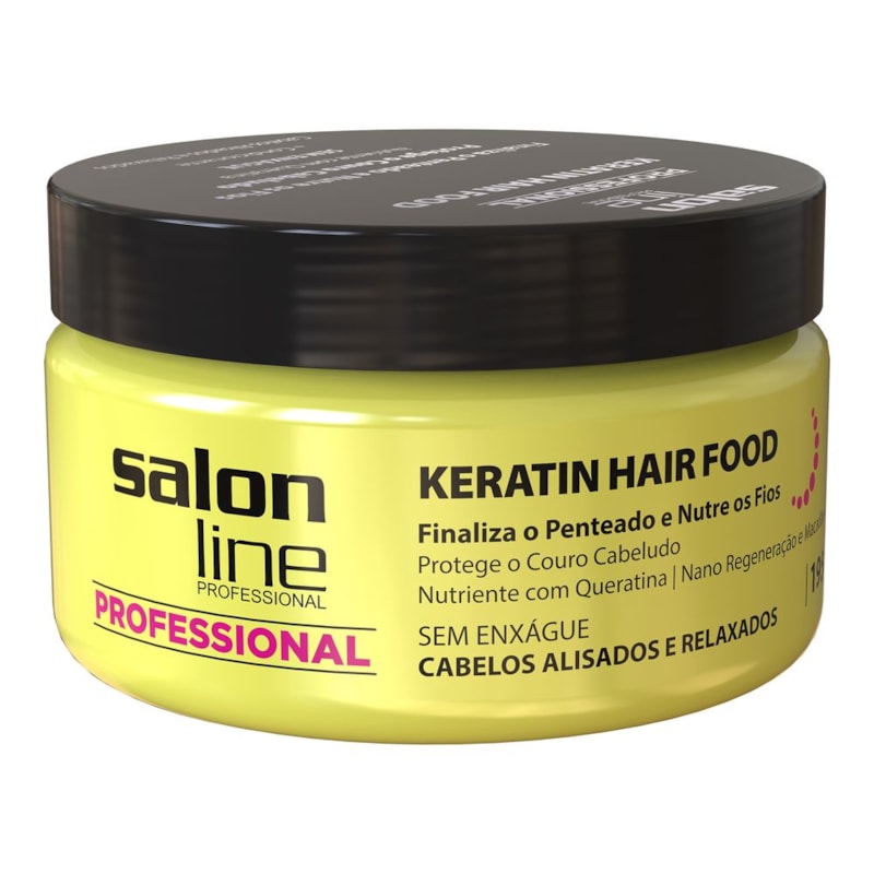 Pomada Keratin Hair Food Salon Line 195 gr Profissional