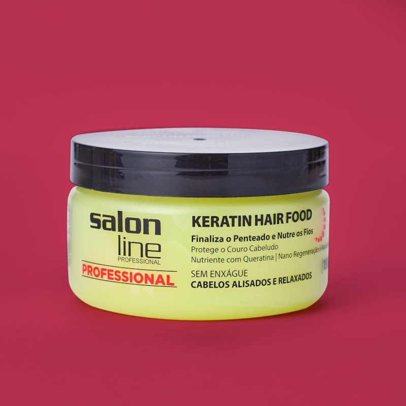 Pomada Keratin Hair Food Salon Line 195 gr Profissional