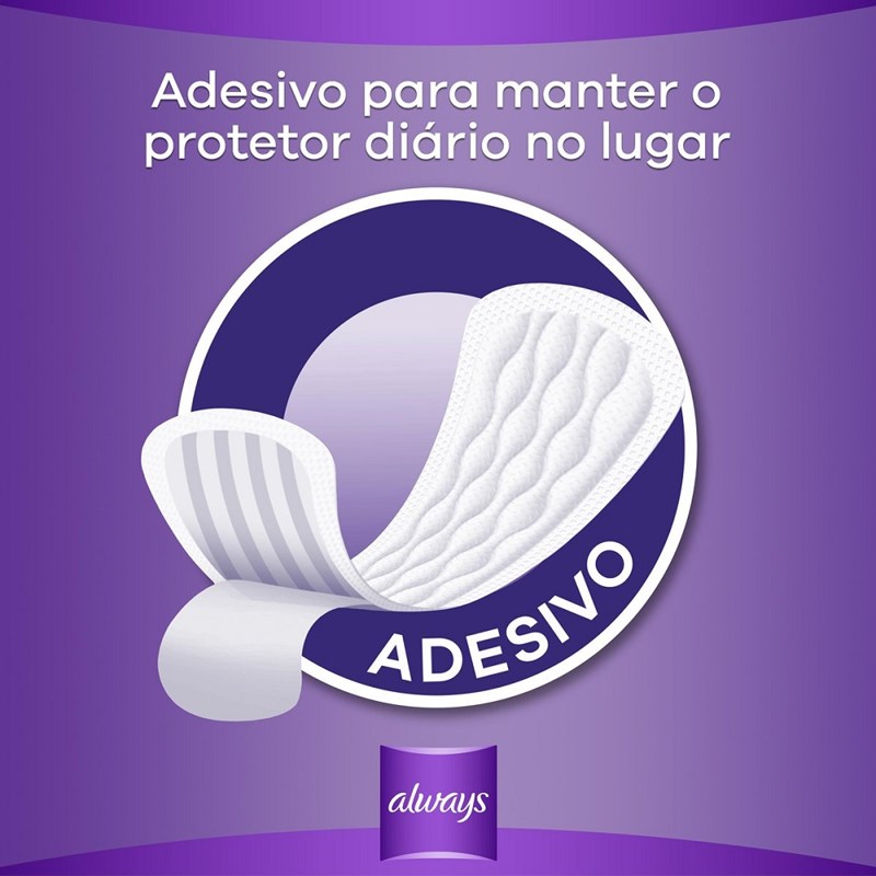 Protetor Diário Always 40 unidades Sem Perfume
