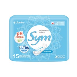 Protetor Diário Sym 15 unidades Sem Perfume
