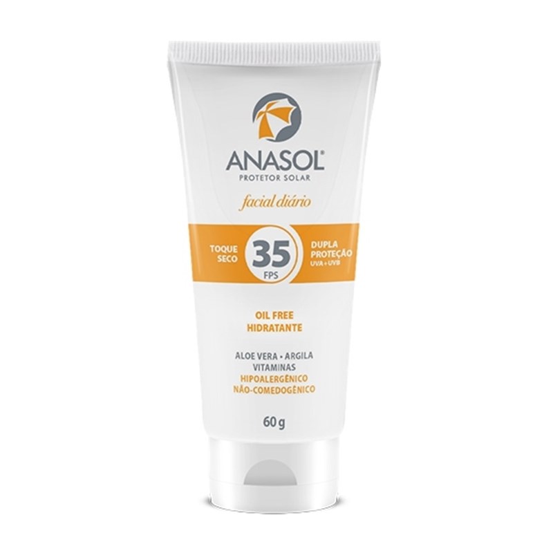 Protetor Solar Facial Anasol FPS 35 60 gr