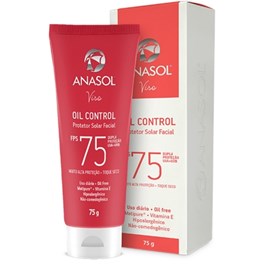 Protetor Solar Facial Anasol FPS 75 75 gr Oil Control